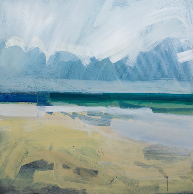 LB 1462 Porthmeor Summer 70x70 Acrylic 2013