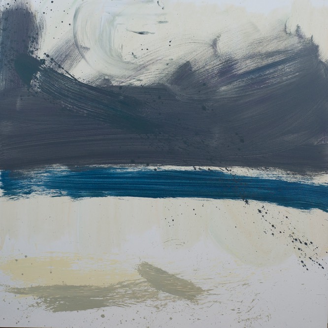 LB 1464  Changing Porthmeor 70x70 acrylic 2013
