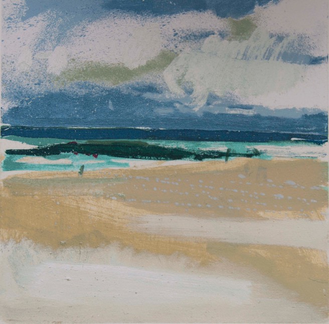 Lucie Bray Wind and Clouds Porthmeor PRINT LB3